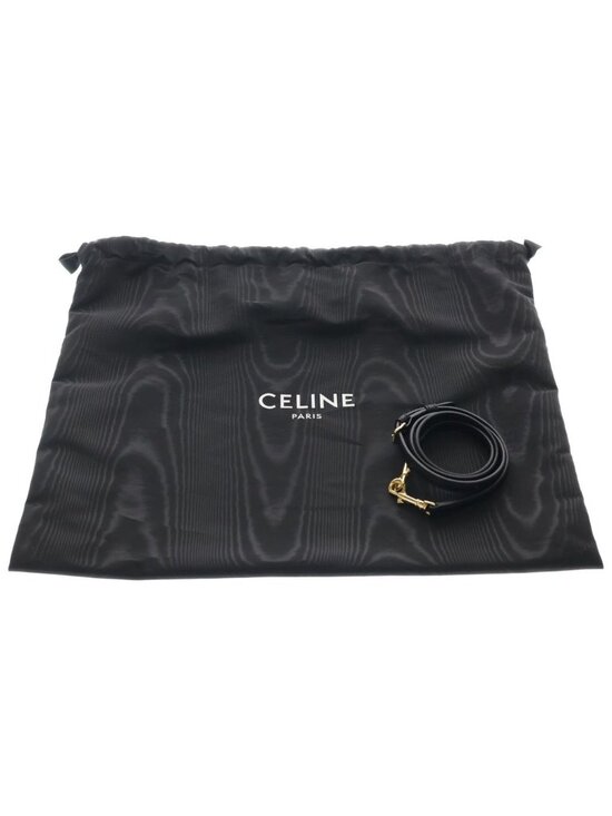 4409_8d65fb7e53-full.jpg Celine Little Luggage Leather 2-Way Bag Gold Black